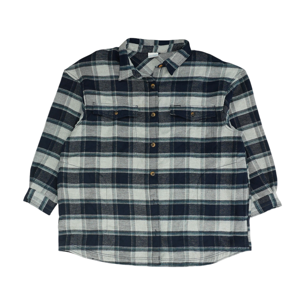 Navy Check Jacket