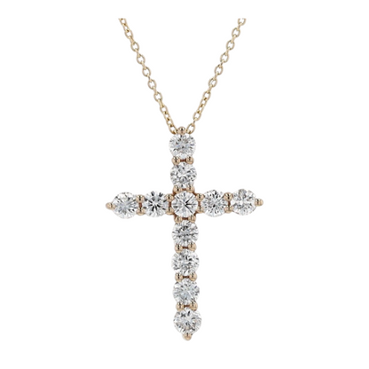 1/2 ctw 14K Yellow Gold Diamond Pendant Necklace