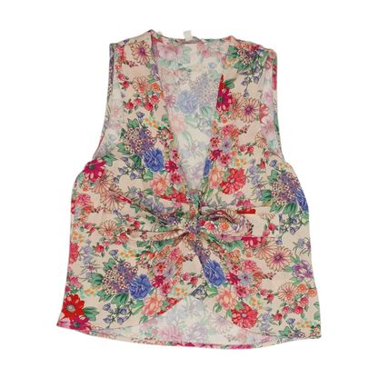 Pink Floral Blouse