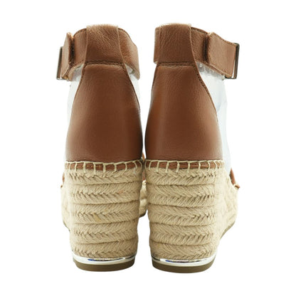 Brown Wedged Sandals