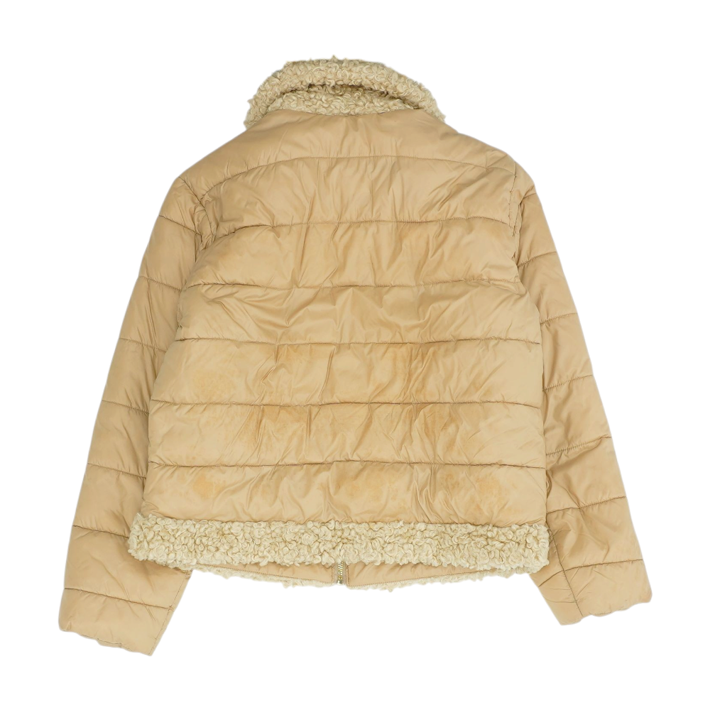 Beige Petite Solid Jacket