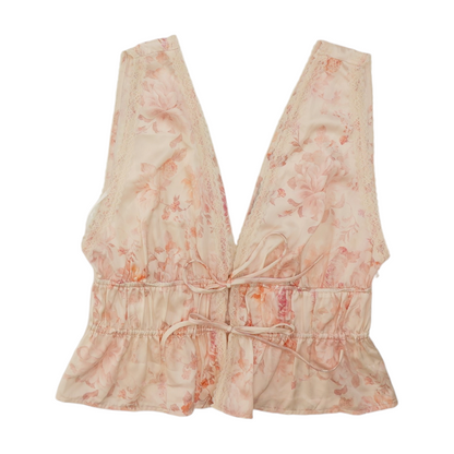 Pink Floral Blouse