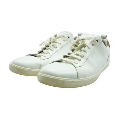 White Low-Top Athletic Shoes