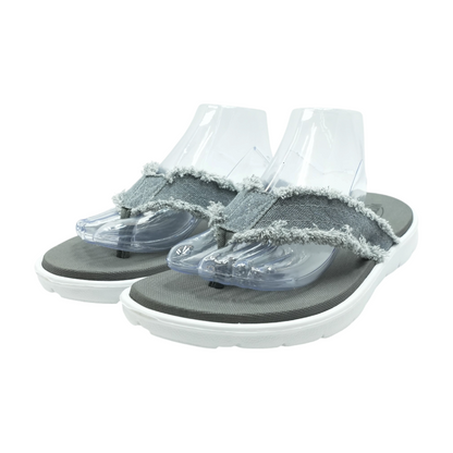 Gray Flip-Flop Sandals