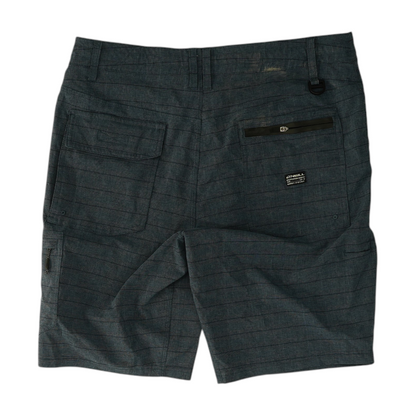Blue Striped Chino Shorts