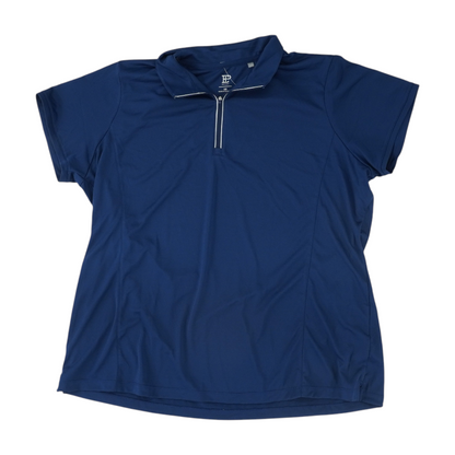 Navy Plus Blouse