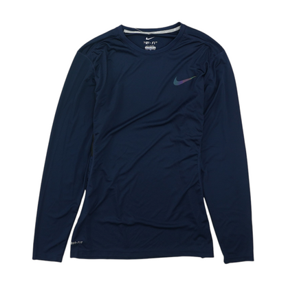 Navy Solid Active T-Shirt