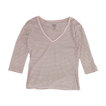 Pink Striped Blouse
