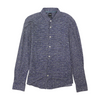 Navy Polka Dot Long Sleeve Button Down