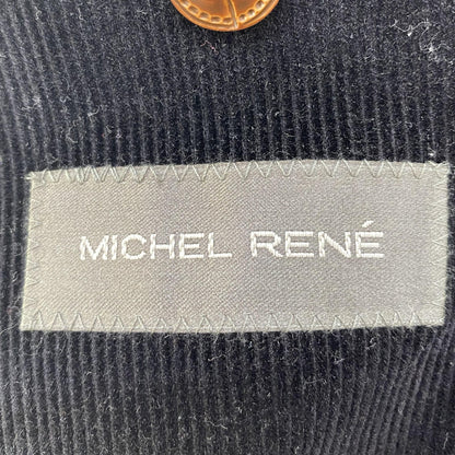 Vintage Black Solid Sport Coat