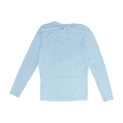 White Solid Sweatshirt Pullover