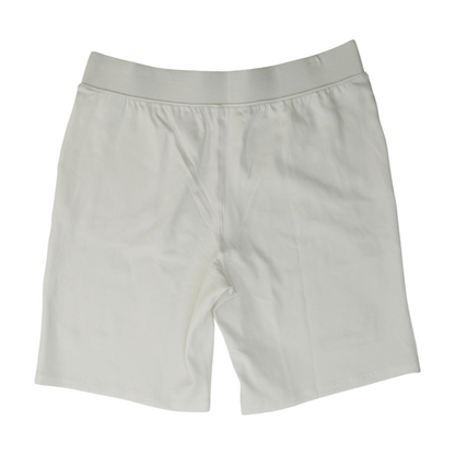 White Petite Solid Knit Shorts