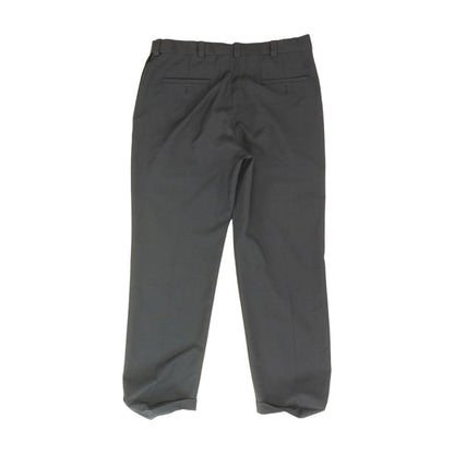Black Solid Dress Pants