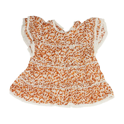 White Animal Blouse