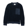 Navy Solid Sweatshirt Pullover