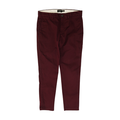 Burgundy Slim Pants