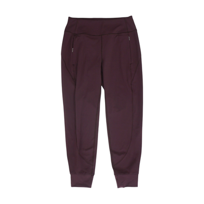Burgundy Tapered Pants