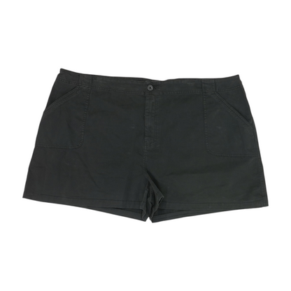 Black Plus Solid Chino Shorts