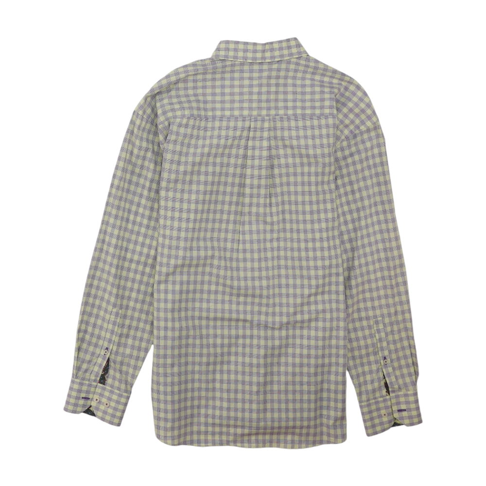 Multi Plaid Long Sleeve Button Down
