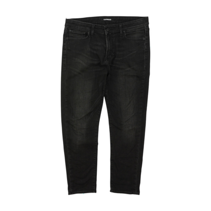 Black Athletic Jeans