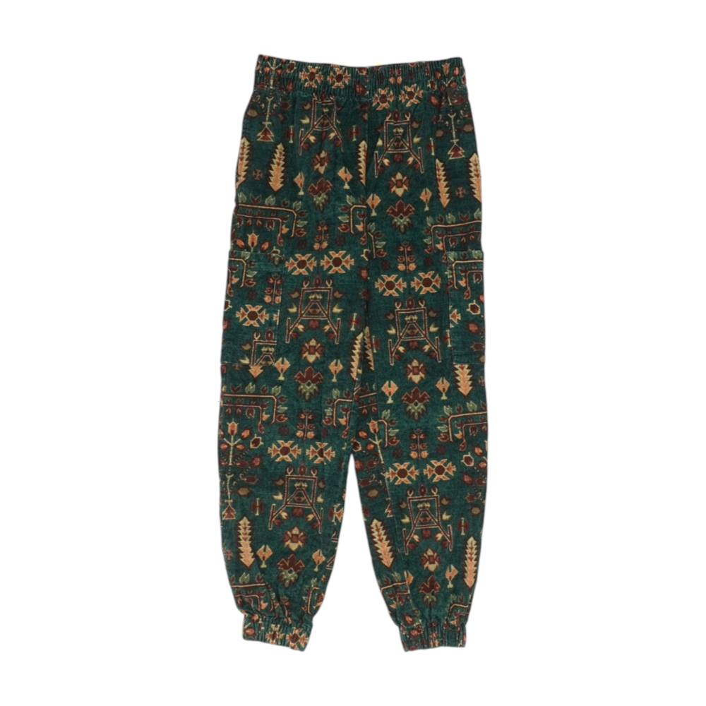 Urban Outfitters Teal Abstract Pants – Image 1