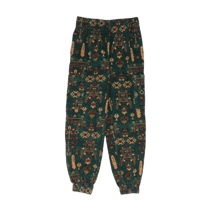 Urban Outfitters Teal Abstract Pants – Image 1
