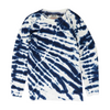 Blue Tie-Dye Sweatshirt Pullover