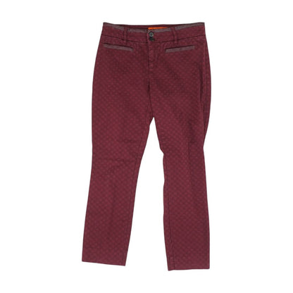 Maroon Solid Pants