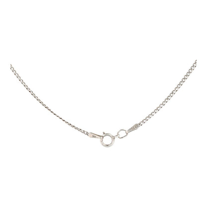 Sterling Silver Initial A With Diamond And Blue Stone Pave Pendant Necklace