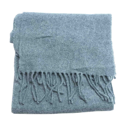 Gray Wool Scarf