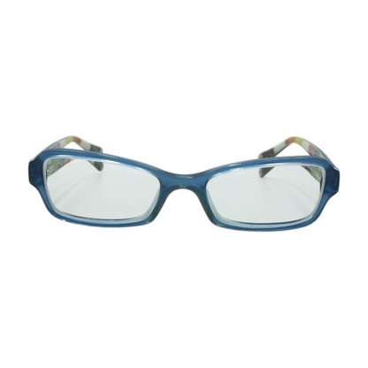 Blue Quinn Rectangle Prescription Eyewear