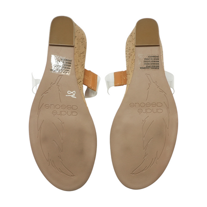 Clear Heeled Sandals