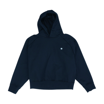 Black Solid Hoodie Pullover