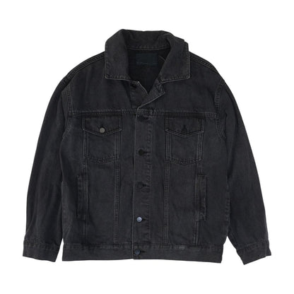 Black Denim Coat