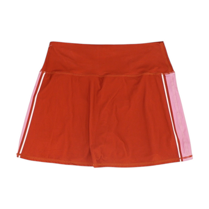 Red Active Skort