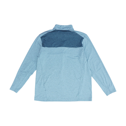Gray Solid 1/4 Zip Pullover