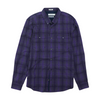 Purple Plaid Long Sleeve Button Down