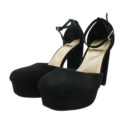 Black Block Heels