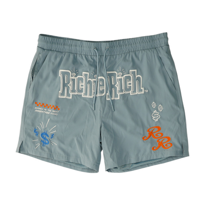 Gray Active Shorts