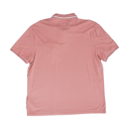 Pink Solid Short Sleeve Polo