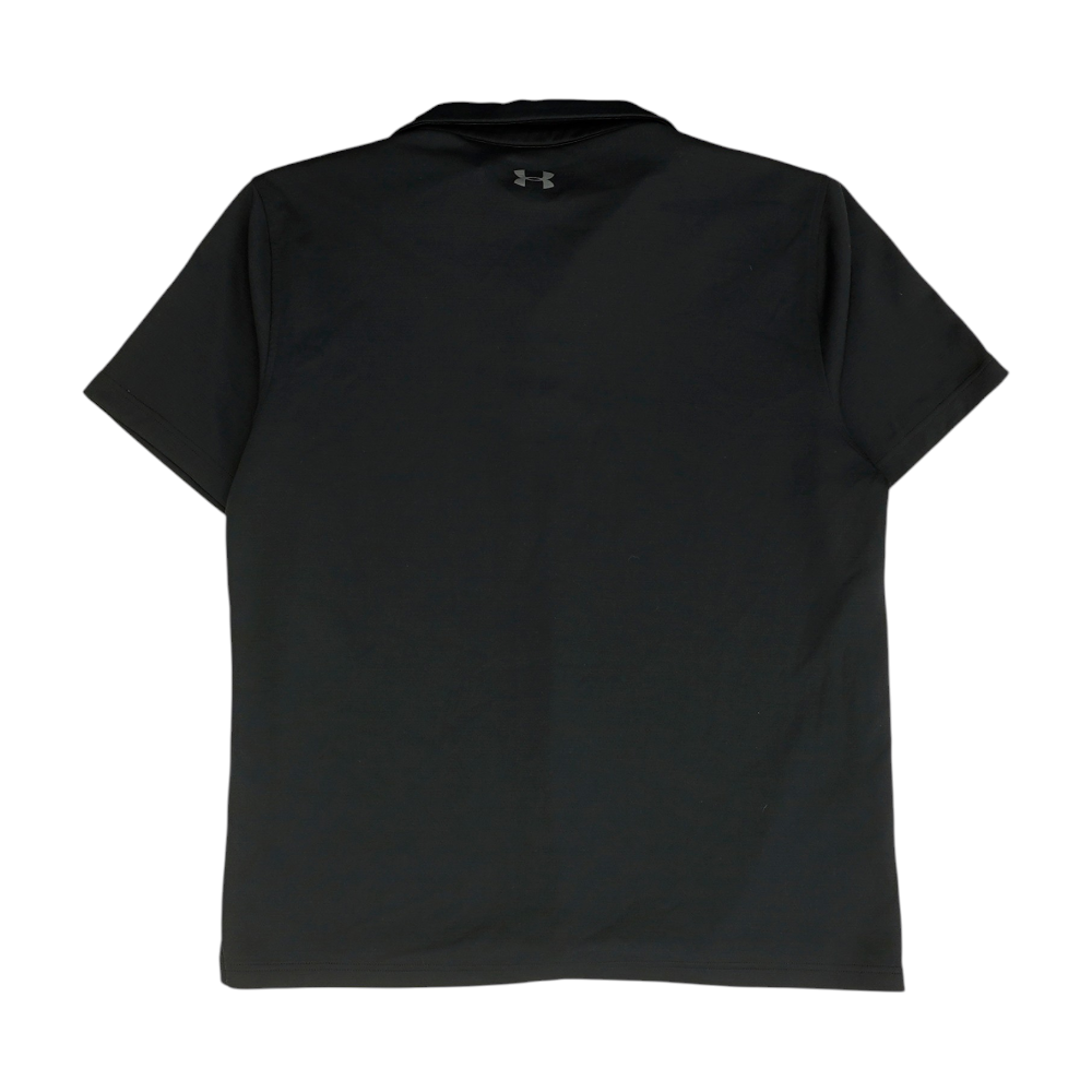 Blue Solid Short Sleeve Polo