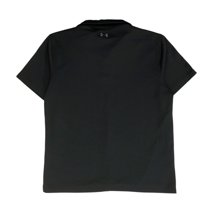 Blue Solid Short Sleeve Polo