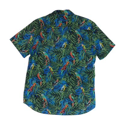 Multi Tropical Short Sleeve Button Down
