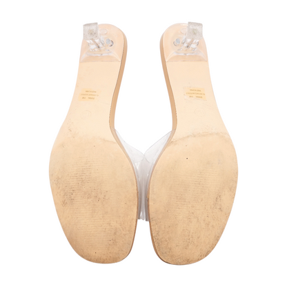 Clear Block Heels