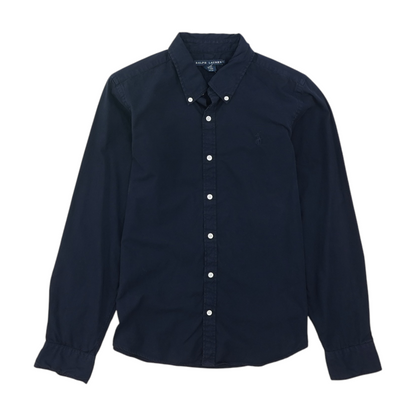 Navy Button Down