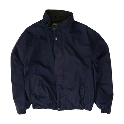 Navy Big & Tall Solid Jacket