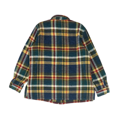 Multi Plaid Flannel Button Down