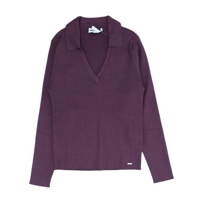 Burgundy Petite Blouse