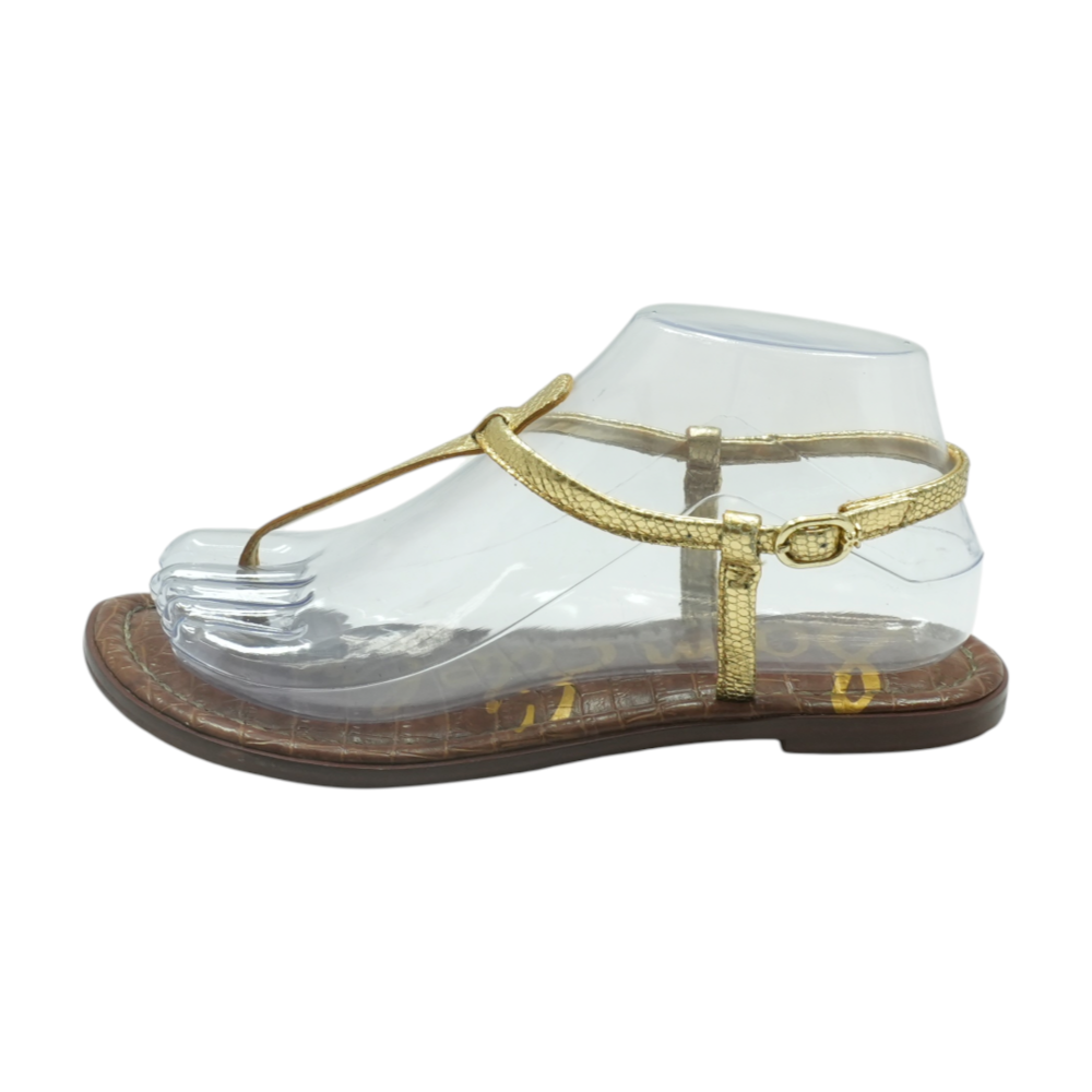 Gold Flat Sandals