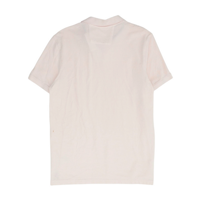 Pink Solid Short Sleeve Polo